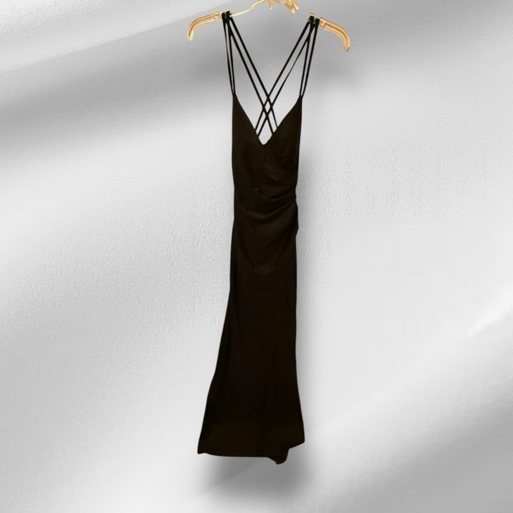 City Triangles Black Maxi Dress nwt